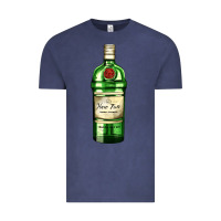 Vintage Denim have fun gin bottle Vintage Tee - AdoDesignShop