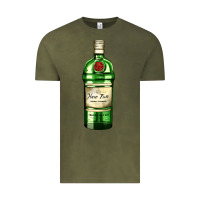 Vintage Olive have fun gin bottle Vintage Tee - AdoDesignShop