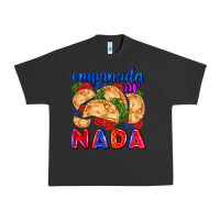 Pigment Black empanada or nada Urban Heavy Tee - AdoDesignShop
