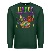 Sports Green happy mardi gras fleur de lis king cake crawfish Premium Sweatshirt - RanaPortraitStore