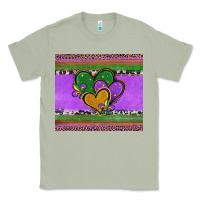 Matcha mardi gras hearts and fleur de lis Classic Tee - Jasminsmagicworld