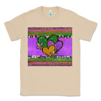 Mushroom mardi gras hearts and fleur de lis Classic Tee - Jasminsmagicworld