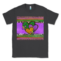 Smoke mardi gras hearts and fleur de lis Classic Tee - Jasminsmagicworld