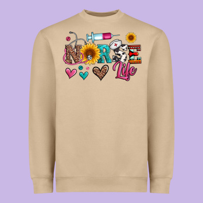 Western Nurse Life Heavyweight Sweatshirt Designed By Artiststas