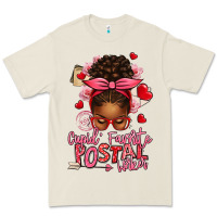 Bone cupid's favorite postal worker afro messy bun Premium Tee - texasbilliewilder