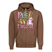 Chestnut pre k is magical Zipper Hoodie - NancyCooperArtShop