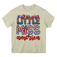 Mossy little miss America Heavy Core Tee - Zillion Design Studio