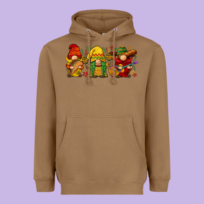 Cinco De Mayo Gnomies Heavyweight Hoodie Designed By Barkaloodesign