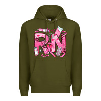 Army Green breast cancer rn registered nurse Premium Hoodie - JahusDesignShop