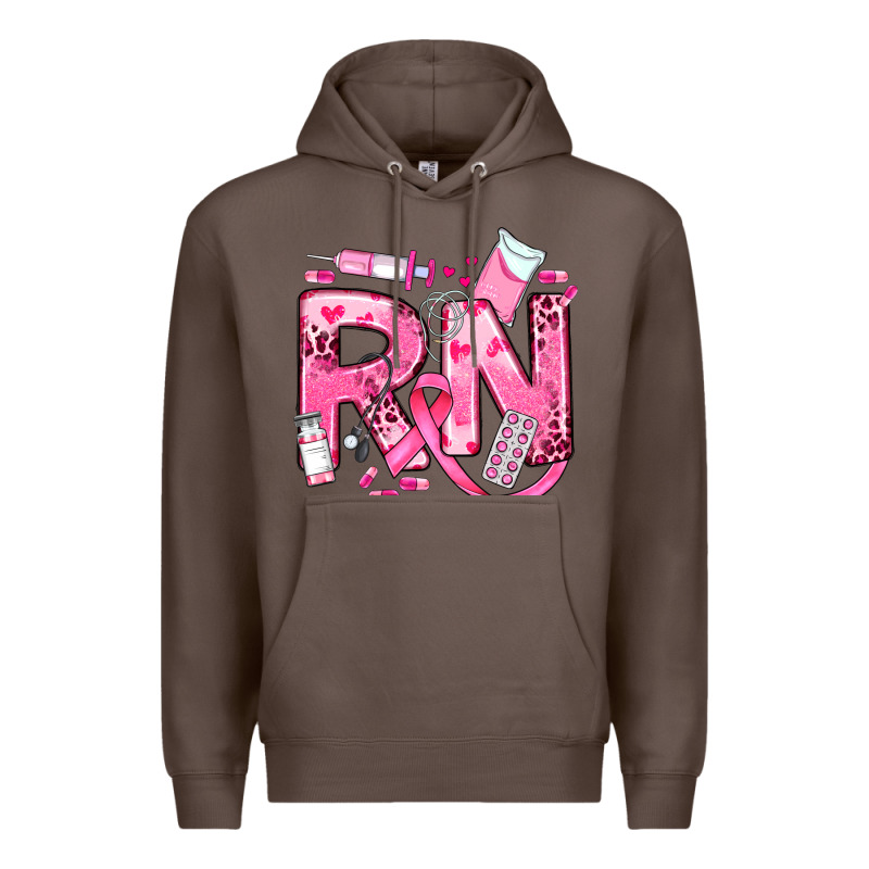 Breast Cancer Rn Registered Nurse Premium Hoodie by JahusDesignShop | Teevron