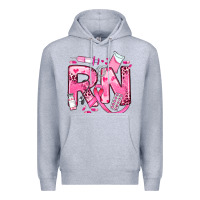 Heather Grey breast cancer rn registered nurse Premium Hoodie - JahusDesignShop