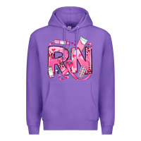 Purple breast cancer rn registered nurse Premium Hoodie - JahusDesignShop