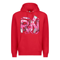 Red breast cancer rn registered nurse Premium Hoodie - JahusDesignShop