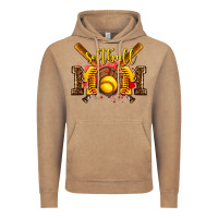 Vintage Coffee softball mom Vintage Hoodie - AdoDesignShop