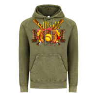 Vintage Olive softball mom Vintage Hoodie - AdoDesignShop