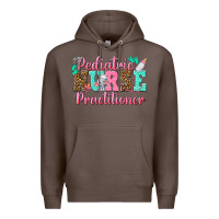 Coffee Pediatric Nurse Practitioner Premium Hoodie - texasbilliewilder