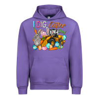 Tulip I dig Easter Day Urban Hoodie - HowdyJamesFarm