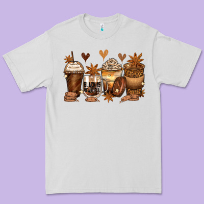Melanin Afro Coffee Cups Premium Tee Designed By Zillion Design Studio