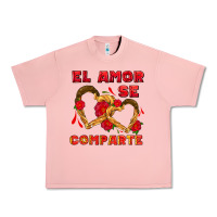 Salmon el amor se comparte with churros Urban Heavy Tee - AdoDesignShop