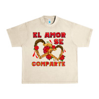 Sandshell el amor se comparte with churros Urban Heavy Tee - AdoDesignShop