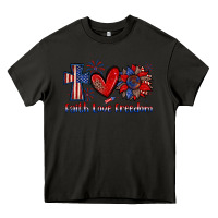 Asphalt faith love freedom Heavy Core Tee - Zillion Design Studio