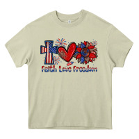 Mossy faith love freedom Heavy Core Tee - Zillion Design Studio