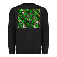 Black st patricks western brush strokes Heavyweight Sweatshirt - Artiststas