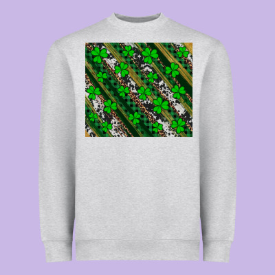 St Patricks Western Brush Strokes Heavyweight Sweatshirt Designed By Artiststas