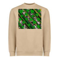 Mushroom st patricks western brush strokes Heavyweight Sweatshirt - Artiststas