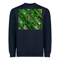 Navy st patricks western brush strokes Heavyweight Sweatshirt - Artiststas