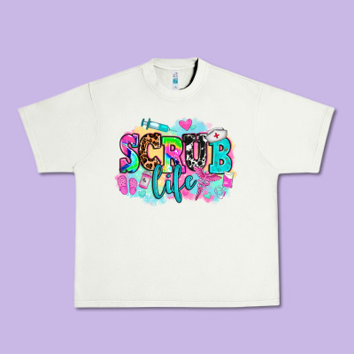 Scrub Life Urban Heavy Tee Designed By Adodesignshop