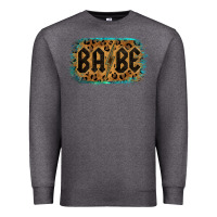 Charcoal Heather Leopard Pattern Babe Tried Premium Sweatshirt - Bettercallsaul