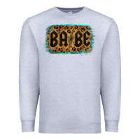Heather Grey Leopard Pattern Babe Tried Premium Sweatshirt - Bettercallsaul