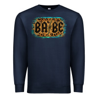Navy Leopard Pattern Babe Tried Premium Sweatshirt - Bettercallsaul
