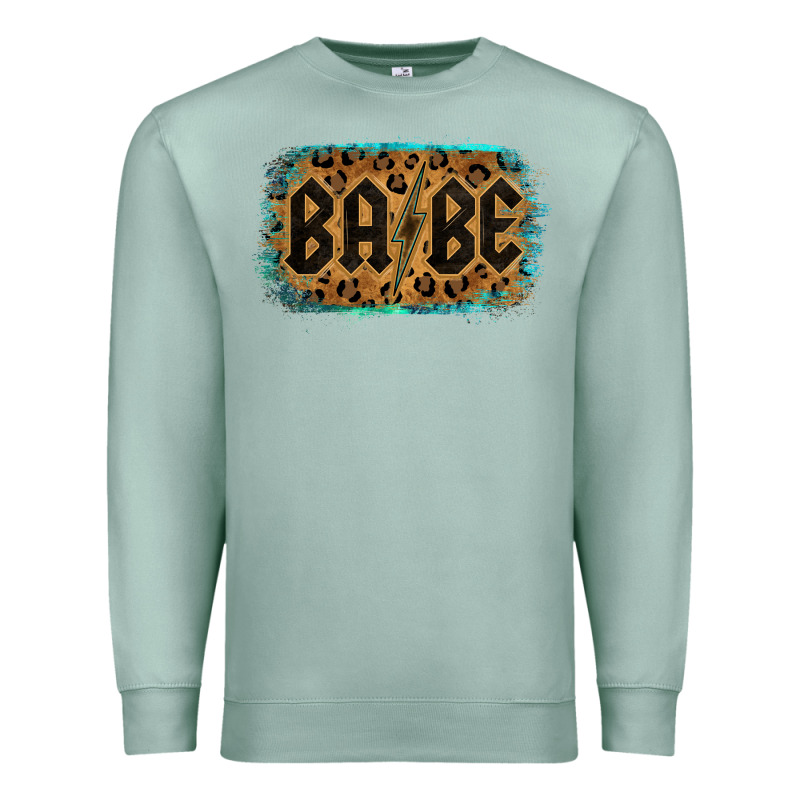Leopard Pattern Babe Tried Premium Sweatshirt by Bettercallsaul | Teevron