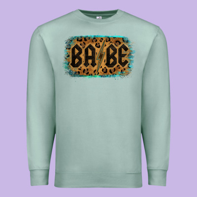 Leopard Pattern Babe Tried Premium Sweatshirt Designed By Bettercallsaul