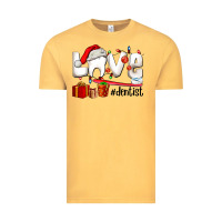 Vintage Mustard Christmas love  dentist Vintage Tee - AdoDesignShop