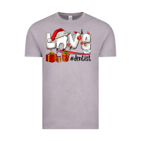 Vintage Zinc Christmas love  dentist Vintage Tee - AdoDesignShop