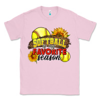 Bubblegum Pink Softball Is My Favorite Season Classic Tee - LillyAllenDesigns