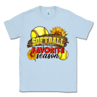 Dusty Blue Softball Is My Favorite Season Classic Tee - LillyAllenDesigns