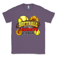 Lavender Softball Is My Favorite Season Classic Tee - LillyAllenDesigns