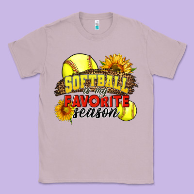 Softball Is My Favorite Season Classic Tee Designed By Lillyallendesigns