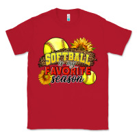 Red Softball Is My Favorite Season Classic Tee - LillyAllenDesigns