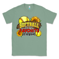 Sage Softball Is My Favorite Season Classic Tee - LillyAllenDesigns