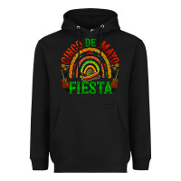 Black cinco de mayo fiesta rainbow Heavyweight Hoodie - BarkalooDesign