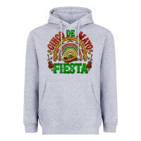 Heather Grey cinco de mayo fiesta rainbow Heavyweight Hoodie - BarkalooDesign