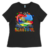 Black different is beautiful Ladies Tee - Zillion Design Studio