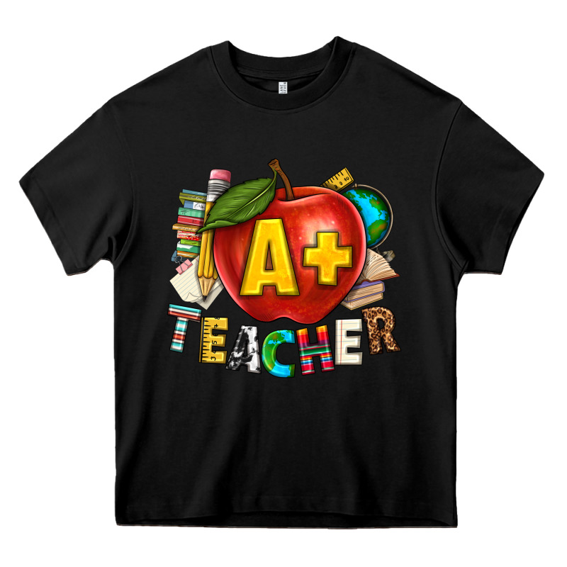 A Plus Teacher Heavy Core Tee by texasbilliewilder | Teevron
