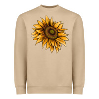 Mushroom sunflower Heavyweight Sweatshirt - AdoDesignShop