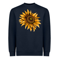 Navy sunflower Heavyweight Sweatshirt - AdoDesignShop